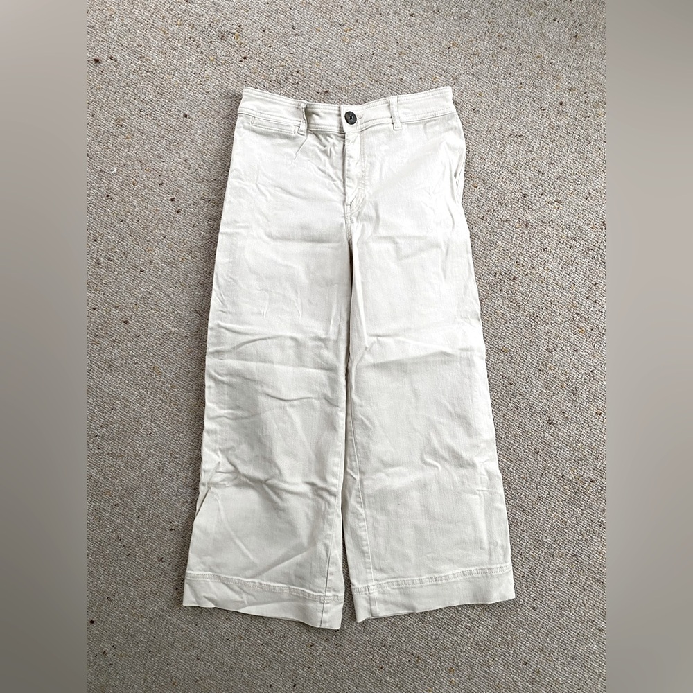 H&M Wide-Leg Crop Pants